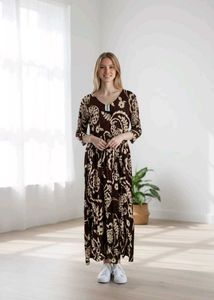 Sales 🔥Mango New Beautiful Flower Print Maxi 👗