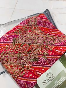 Neck Embroidery Diamond Work