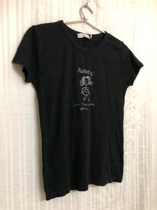 Black Cotton T Shirts