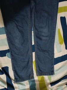 Blue Denim Jeans With Top