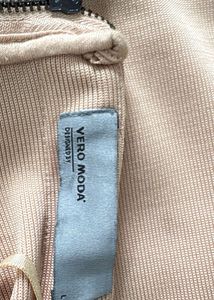 Veromoda Nude Bandage Mini Skirt
