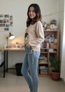 Cute Bear Graphic Sweater
