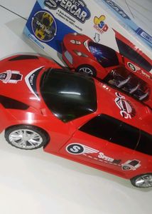 Makkah Labbikallah Sound With 360 Rotation Red Car
