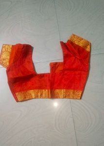 Orange Colour Shinning Organza Saree