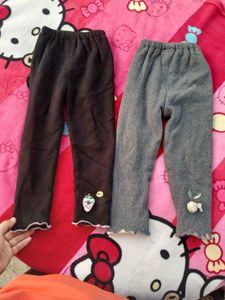 Cute Girl's Leggings (Set of 2)