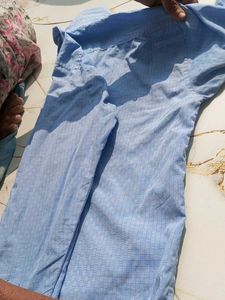 Blue Checked Casual Shirt