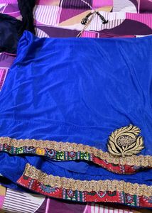 Blue Saree