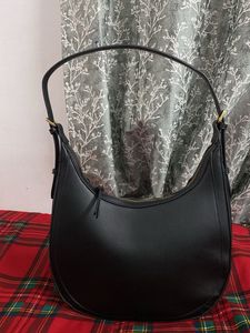 Mango Black baguette shoulder bag