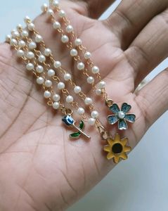 3 Pearl Necklaces &amp; Princess Core Necklace