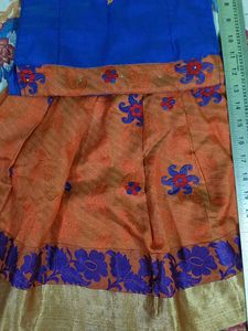 Orange Ethnic Baby Girl's Dress