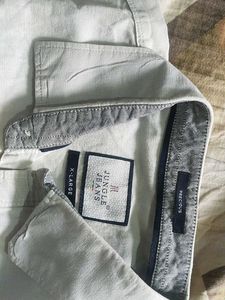 Crisp White Button-Down Shirt