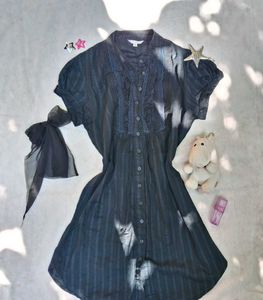 Black fitted shirt with Lace