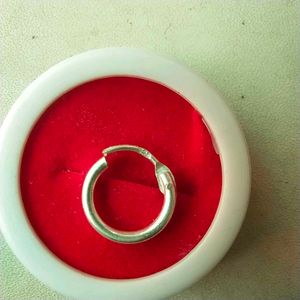 925 pure Silver Hoop nose ring