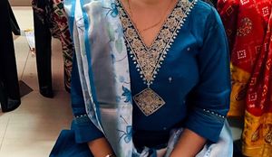 2 Heavy Kurta Sets With Dupatta