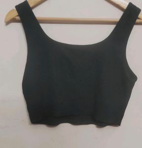 Cute Black Crop Top (SHEIN)