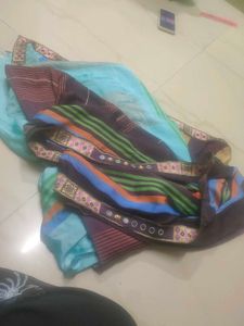Set of 2 Unique Print Scarves Only Saree