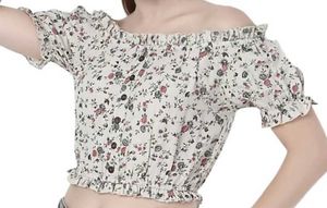 New And Trendy Floral Printed Top