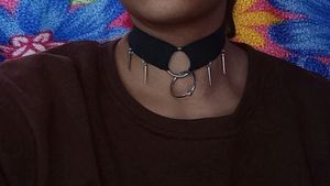 Egirl Goth Spike  Choker