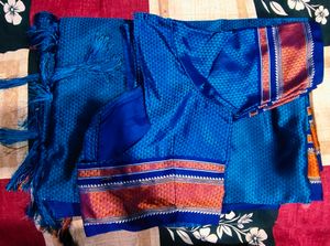 Khan Saree Blue Colour