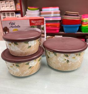 3pc Printed Container Set + One FREEBIE