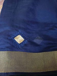 Elegant Navy Blue saree