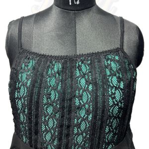 Lace Ruffle Tank Top