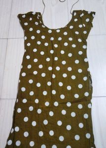 Beautiful Wild Green Color Kurti