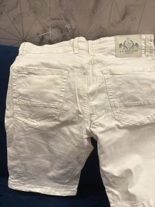 USPA White Denim Shorts