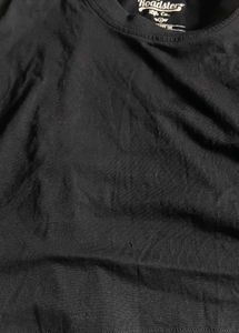 Black Cropped T-Shirt