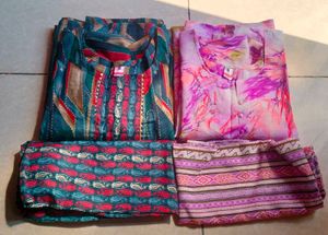 Stylish Kurta Pant Set combo of 2.