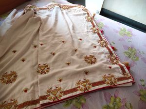 .Full party wear saree .