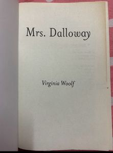 mrs. dalloway - virginia woolf