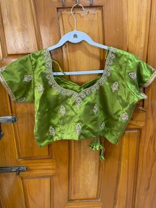 Olive Green Lehanga