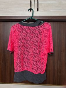 Pink Crochet Top
