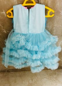 Cute Blue Party Dress