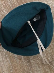 Beige Beret with Pom