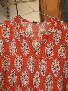 Mandarin paisley tunic 💕