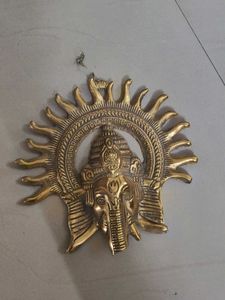Ganesh Ji Metal Showpiece/ Wall Hanging