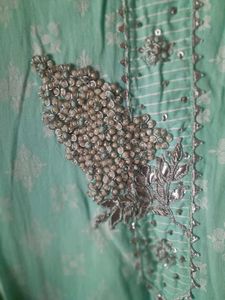 Beautiful Cyan Pearl Kurta ♡