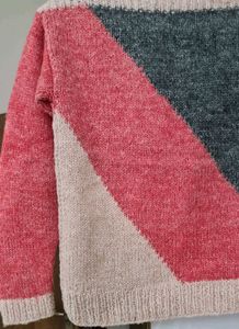 Handknitted thick woollen sweater