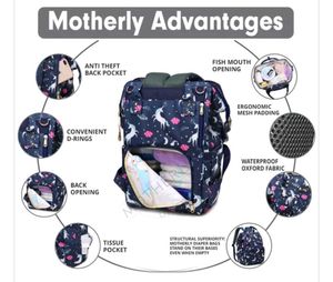 Motherly Unicorn Diaper  Backpack