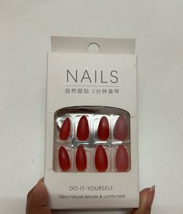 Glossy Red Nails ❤️‍🔥