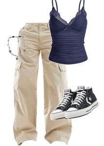 H&amp;M Canon Beige Cargo Pants