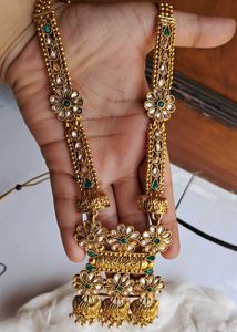Gold Tone Indian Jewelry Set
