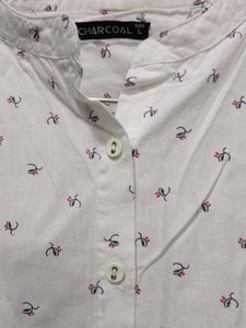 White Casual/Formal Shirt