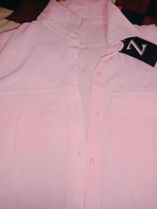 Pink Casual Shirt