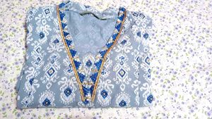 Elegant Blue kurti set