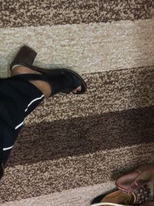Carvela Comfort Heel Size -36 Black (Leather)