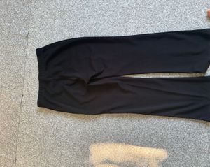 Black Flared Leg Trousers