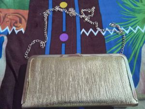 Golden Luxury&amp;spacious Clutch